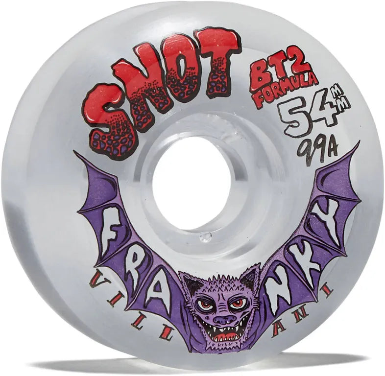 Snot Franky Villani Conical 54mm 99A Clear Wheels