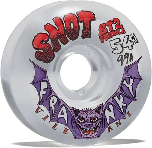 Snot Franky Villani Conical 54mm 99A Clear Wheels