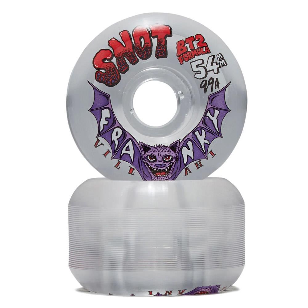 Snot Franky Villani Conical 54mm 99A Clear Wheels