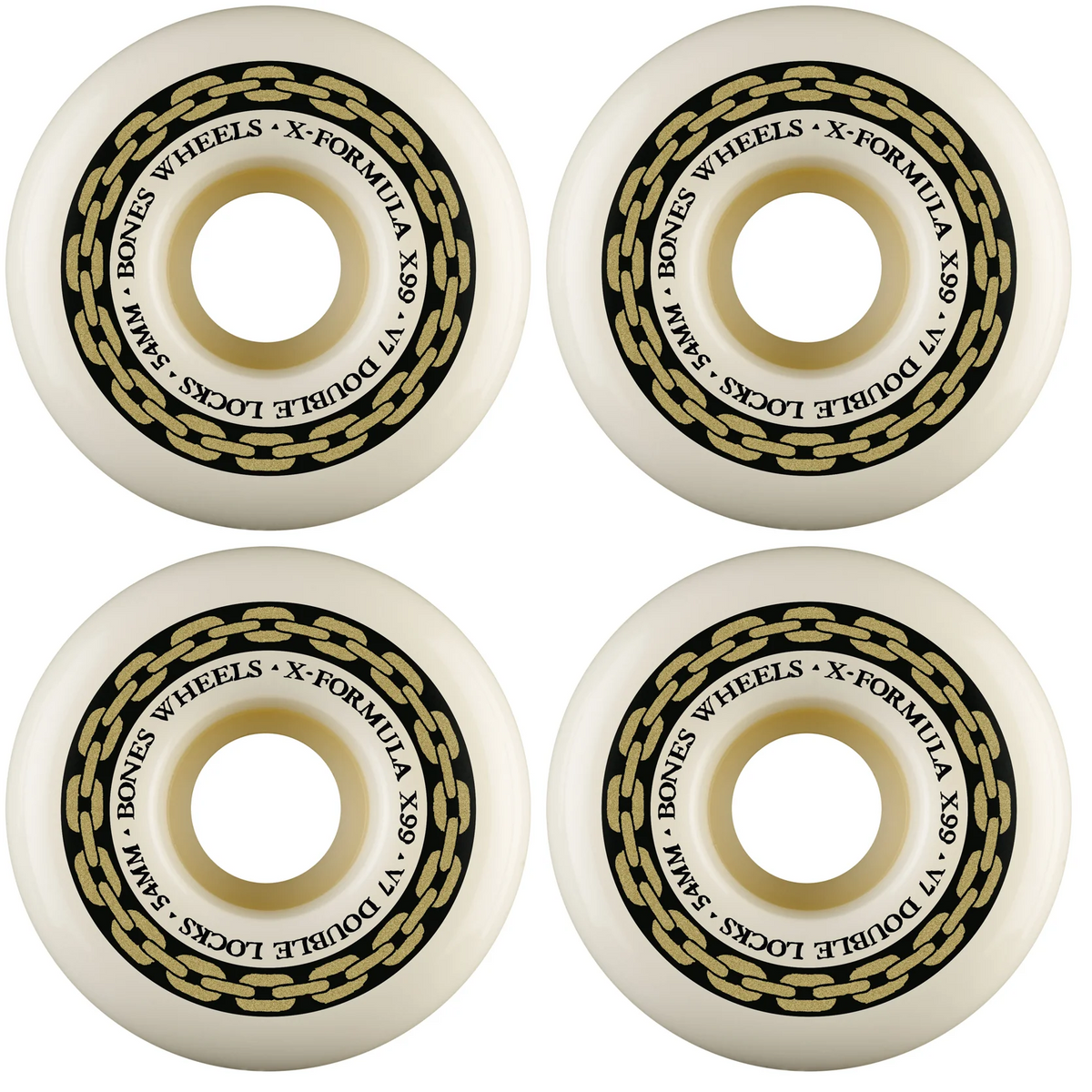 Bones Double Lock 54mm 99A Wheels
