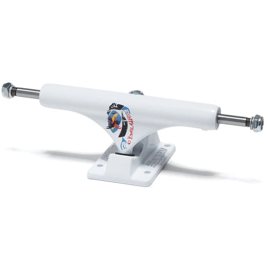 Slappy ST1 Hollow Reaper Flower White Trucks (Set) - 8.5