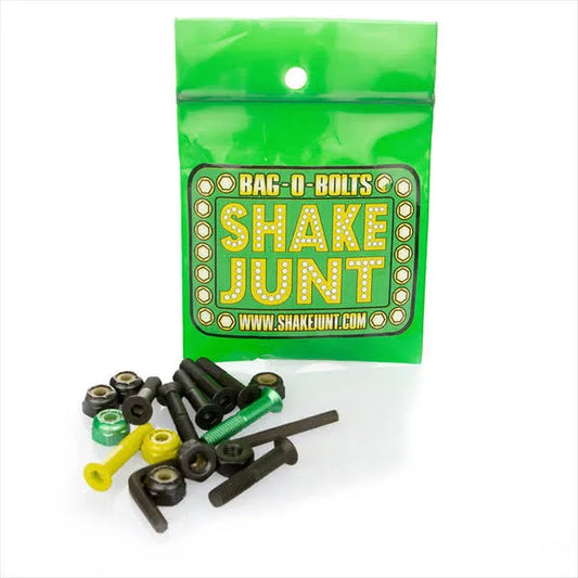SJ Bag-O-Bolts 1” Allen Bolts - Black/Green/ Yellow