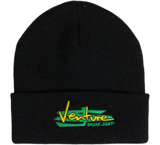 Venture x Shake Junt Black Cuff Beanie