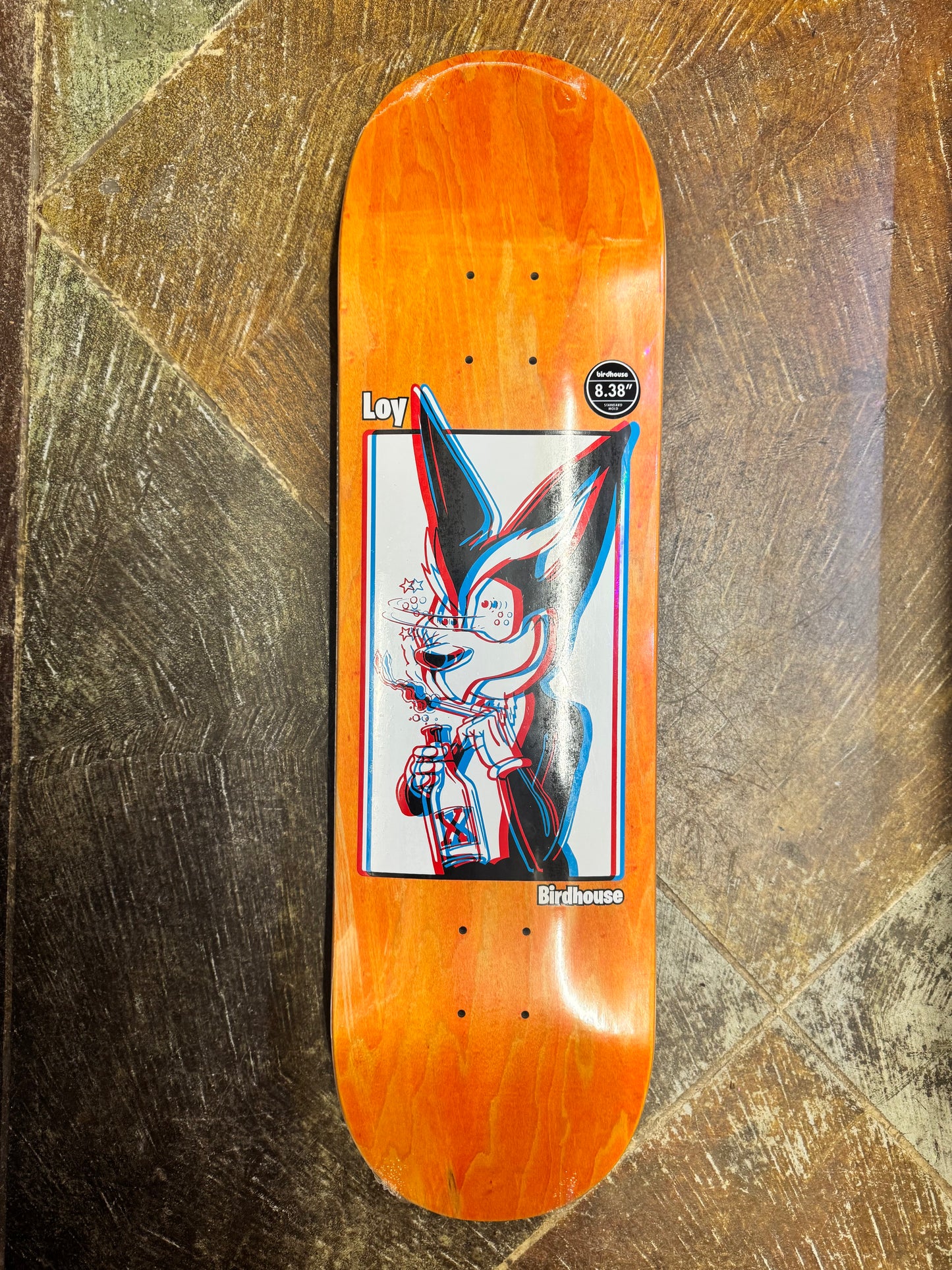 David Loy 3D Animals Deck - 8.38 Deck