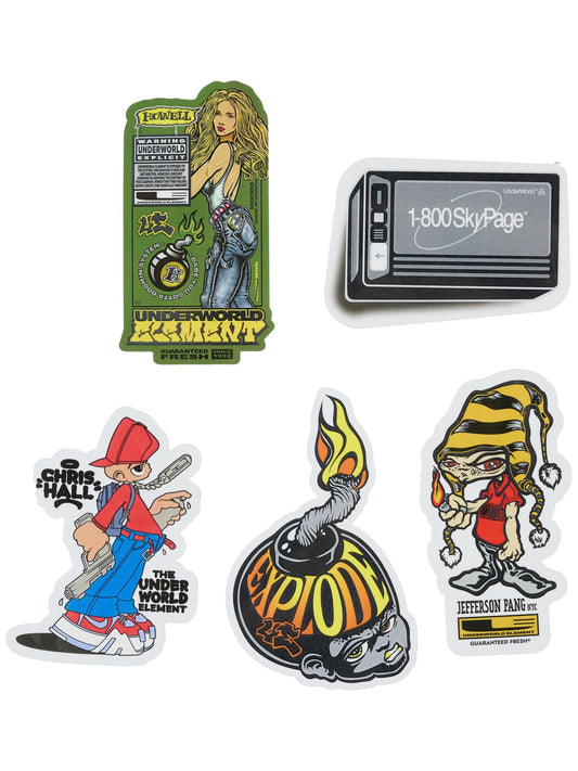 Underworld Element Assorted Stickers