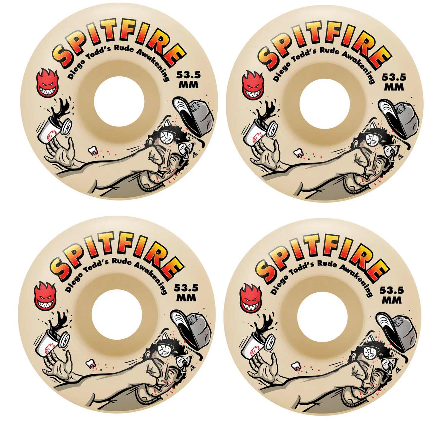 Diego Todd Rude Awakening Classic Natural Wheels - 99A (53.5mm)