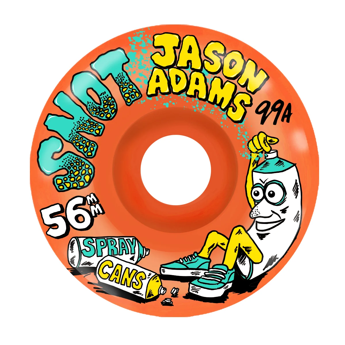 Snot Jason Adams Spray Cans 56mm 99A Orange Wheels