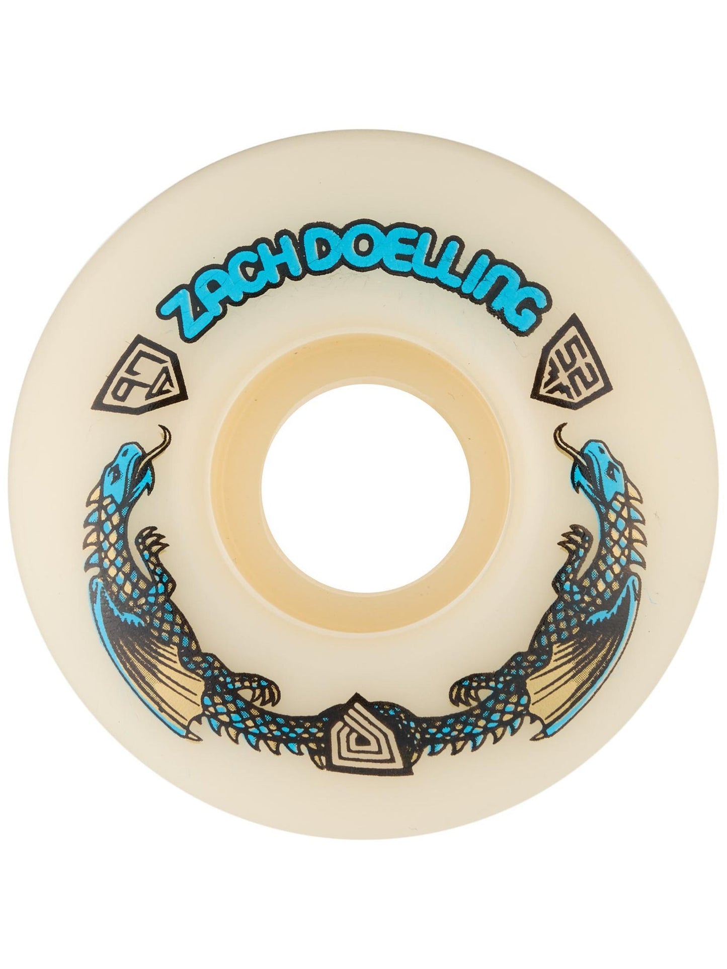 Zach Doelling Dragon Formula 52 x 31mm V1  97A White Wheels