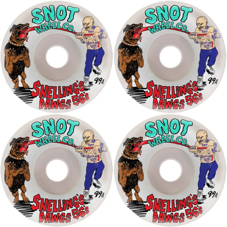 Snot Snelling’s Dawgs 56mm Wide 99A Wheels