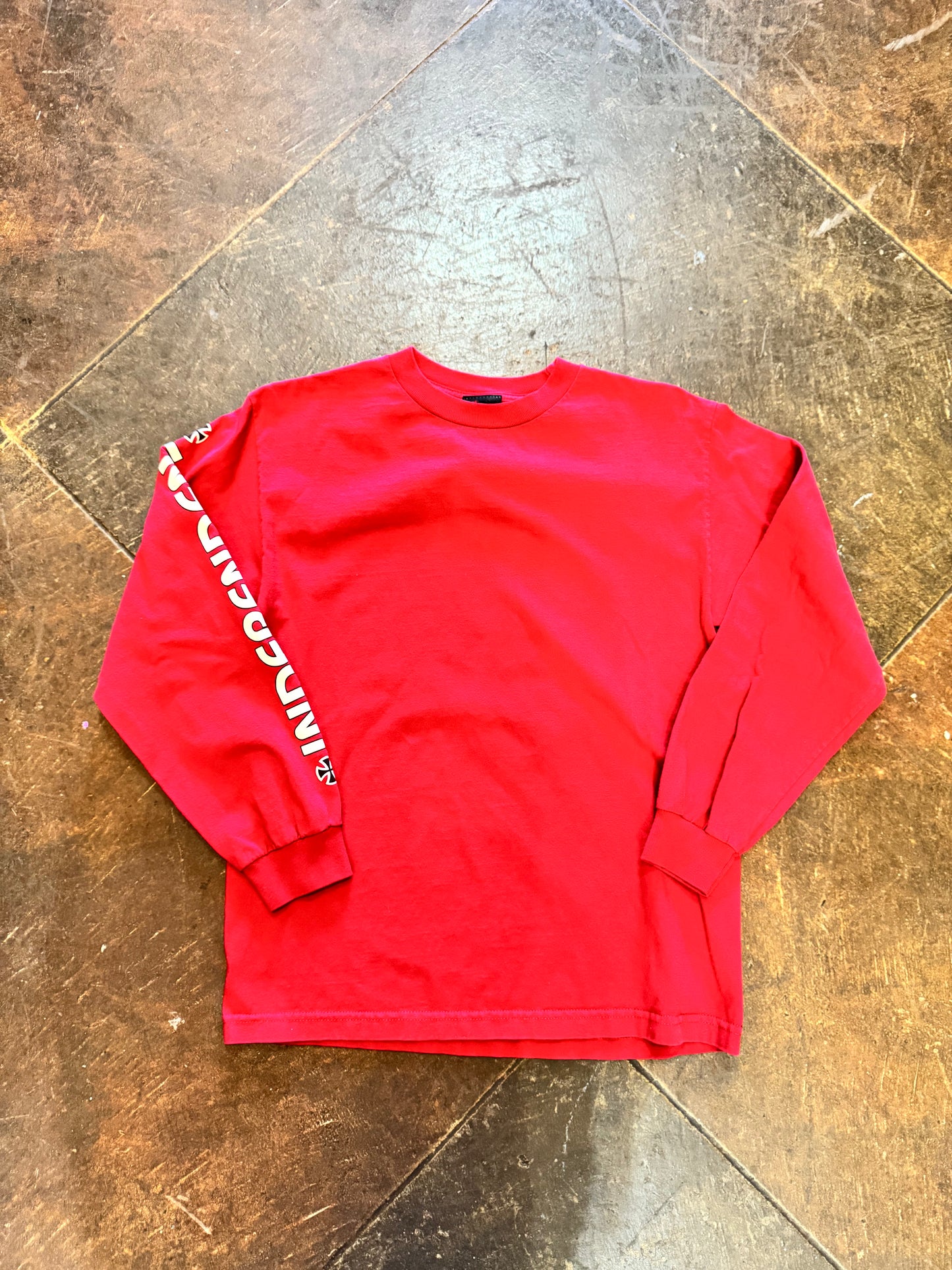 Vintage Independent Iron Cross Longsleeve - Red