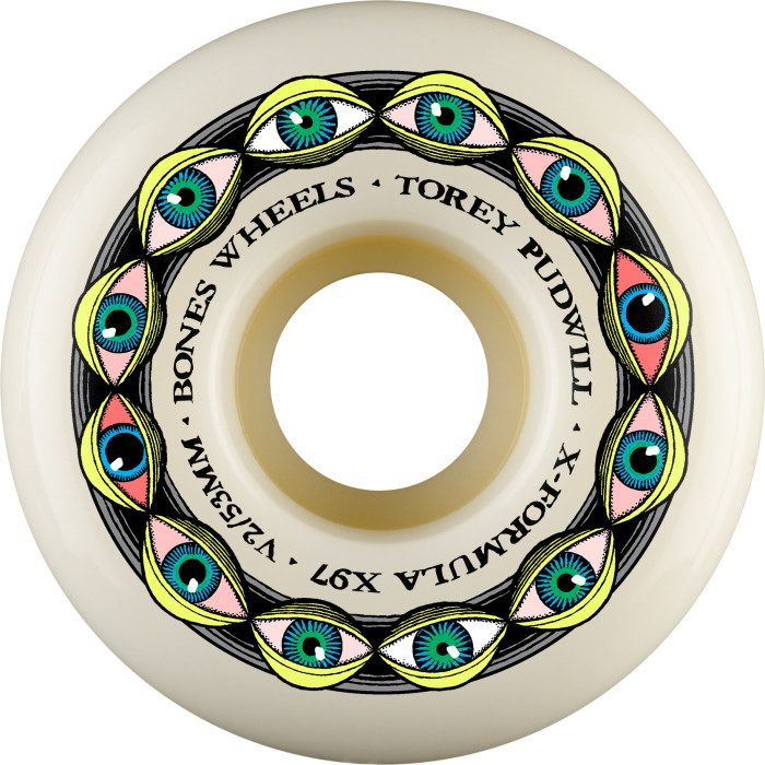 Torey Pudwill Frying Eyes 53mm V2 Locks X97 Wheels