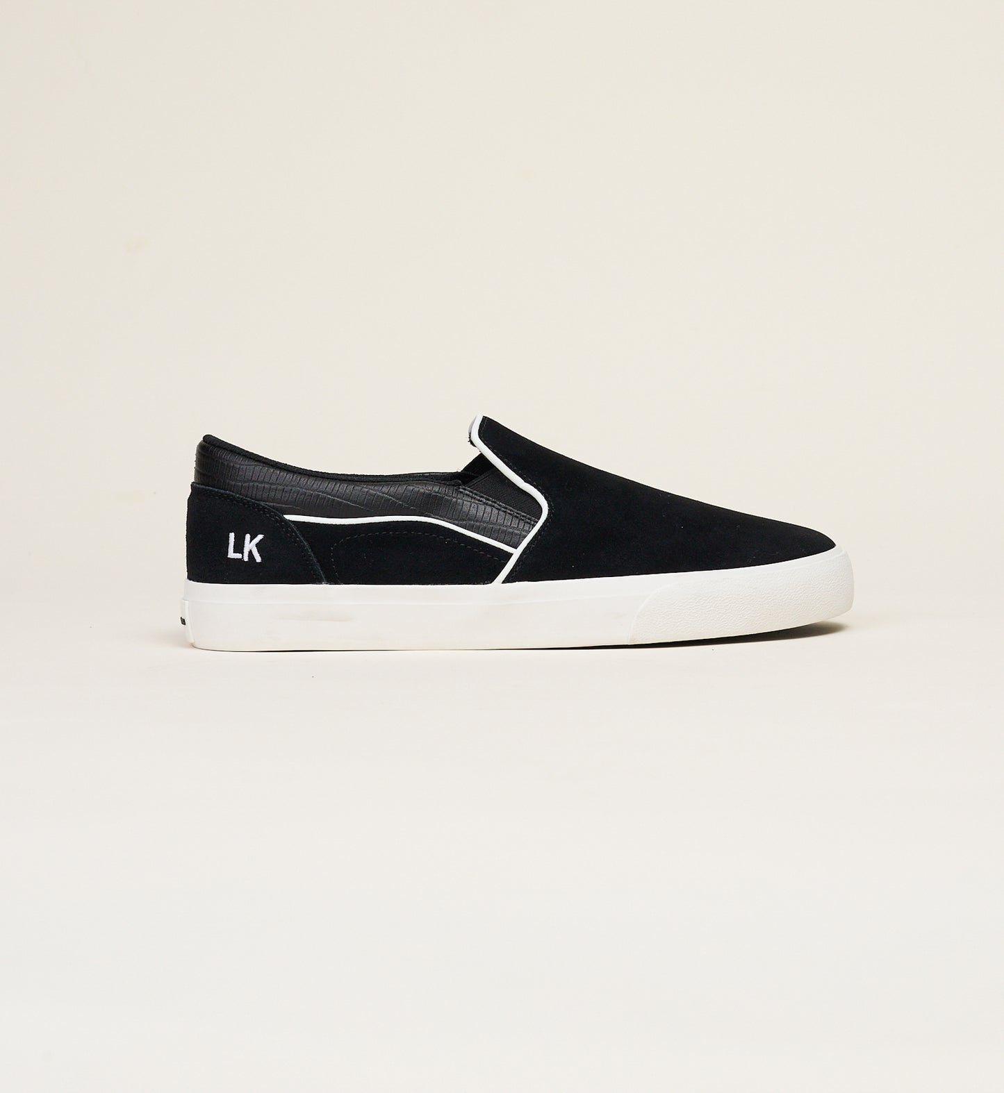 B1 Lizard King Black Iguana Slip-On
