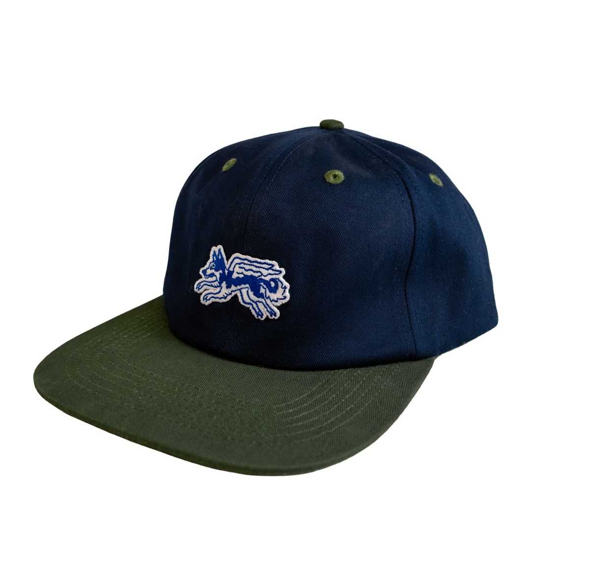 Juno Patch Hat - Navy/Green
