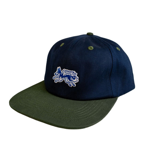 Juno Patch Hat - Navy/Green