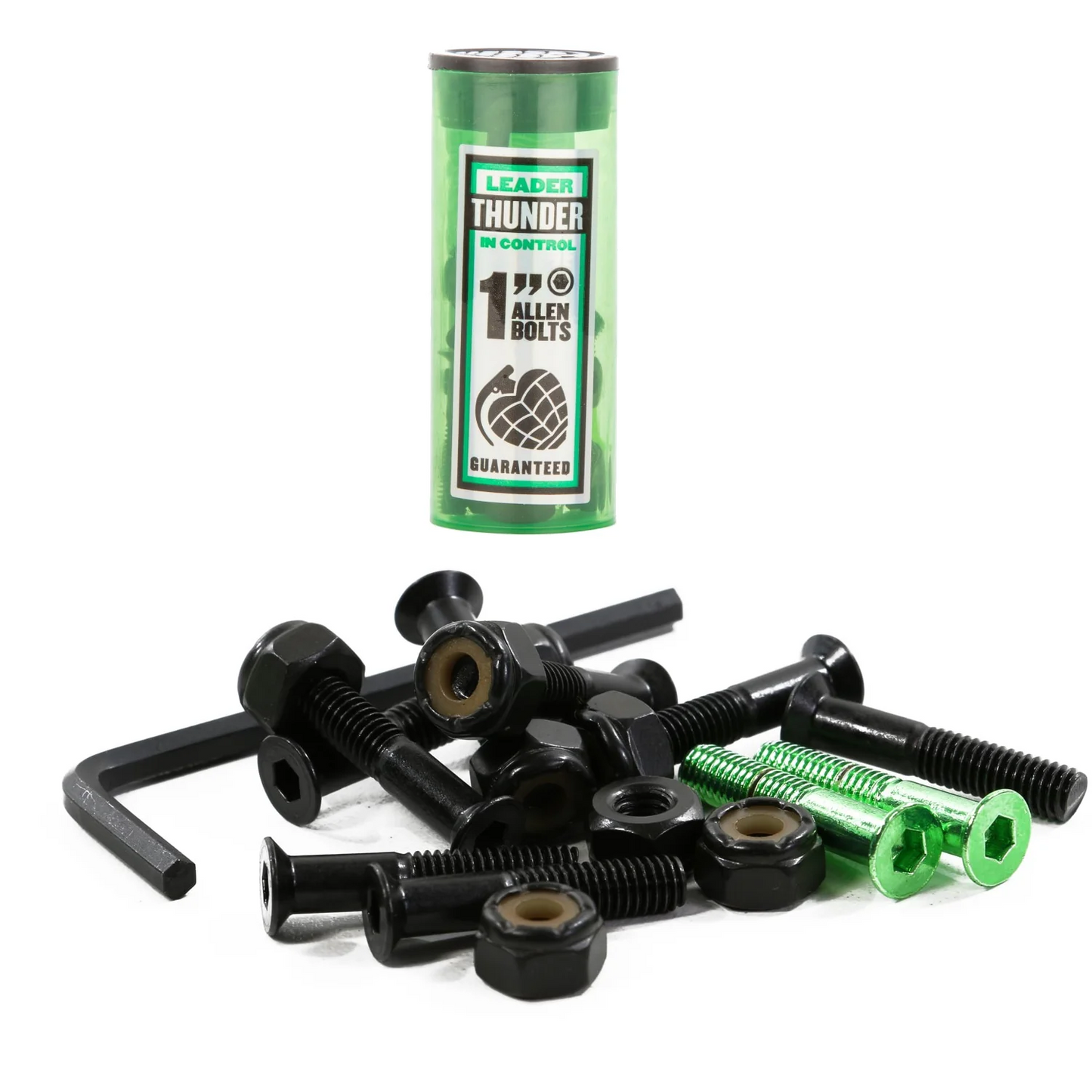 Thunder 1” Allen Hardware - Black/ Green