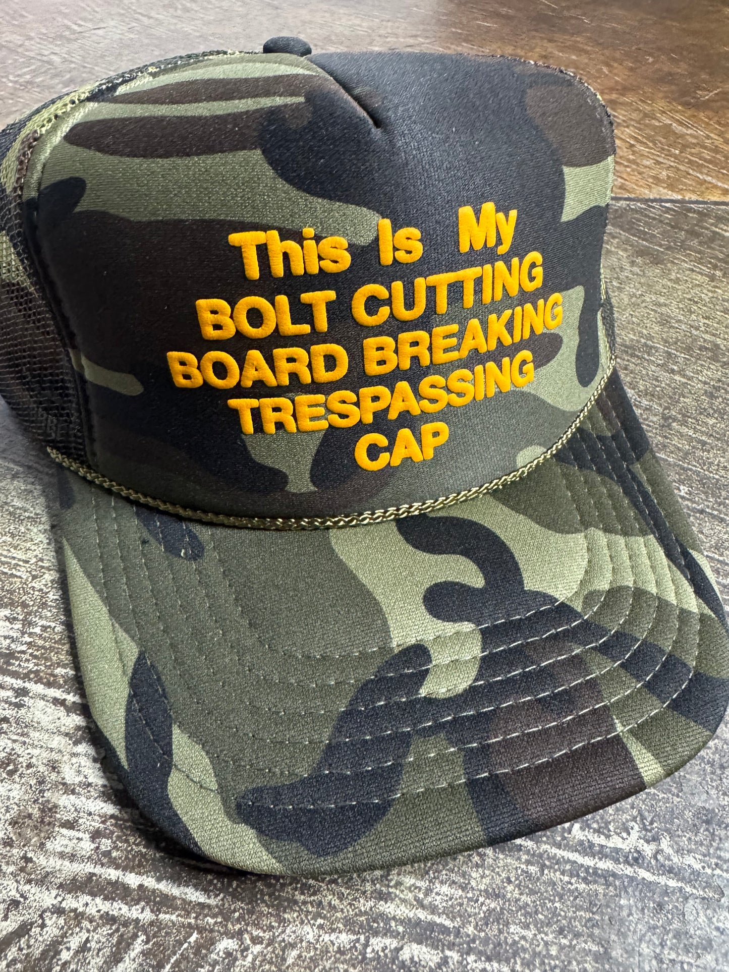 Trespassing Baker Camo Hat