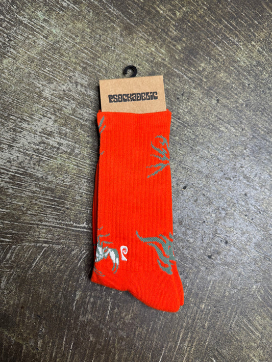 Tribal Lord Socks (Red)