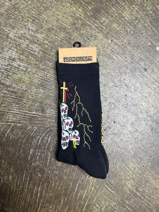 Dying to Live Socks (Black)